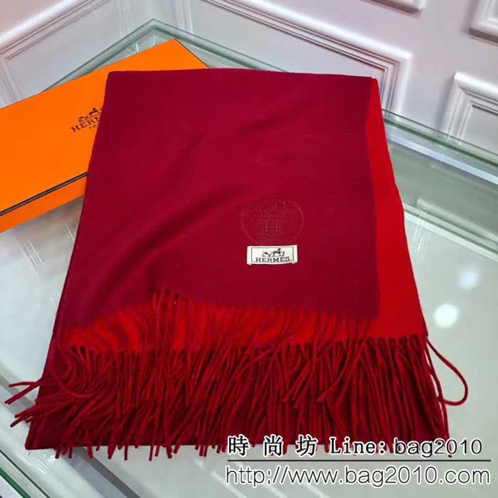 HERMES愛馬仕經典款羊絨圍巾 圍巾披肩兩用 LLWJ7788